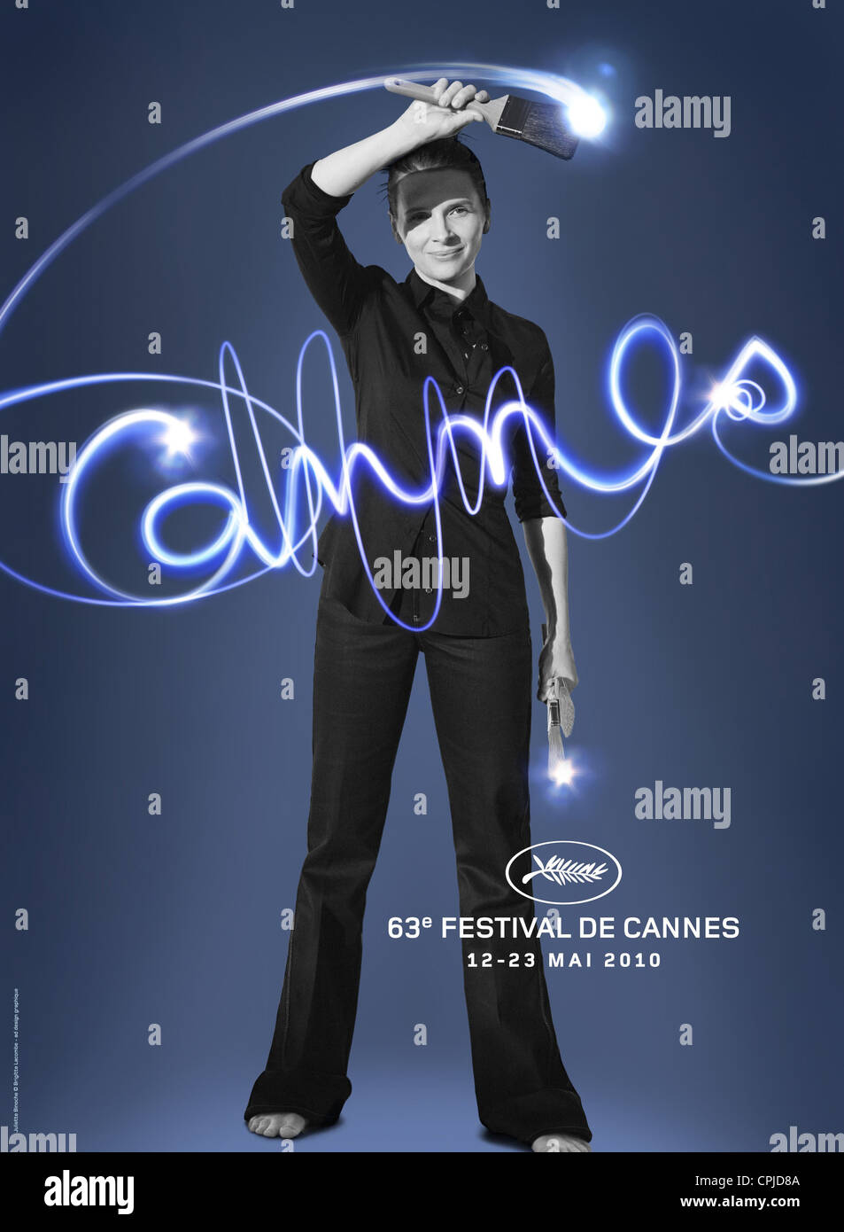 Plakat der Filmfestspiele von Cannes 2010 Stockfoto