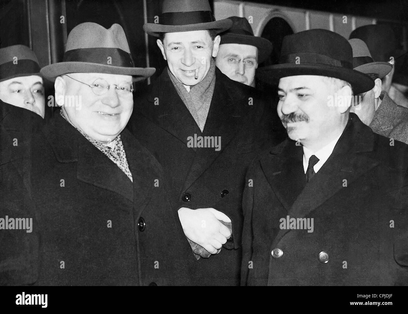 Maxim M. Litwinow und Ivan Maisky, 1936 Stockfoto