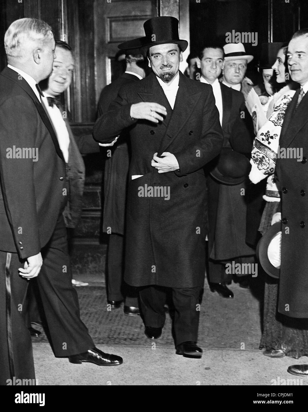 Dino Grandi in der Metropolitan Opera, 1931 Stockfoto