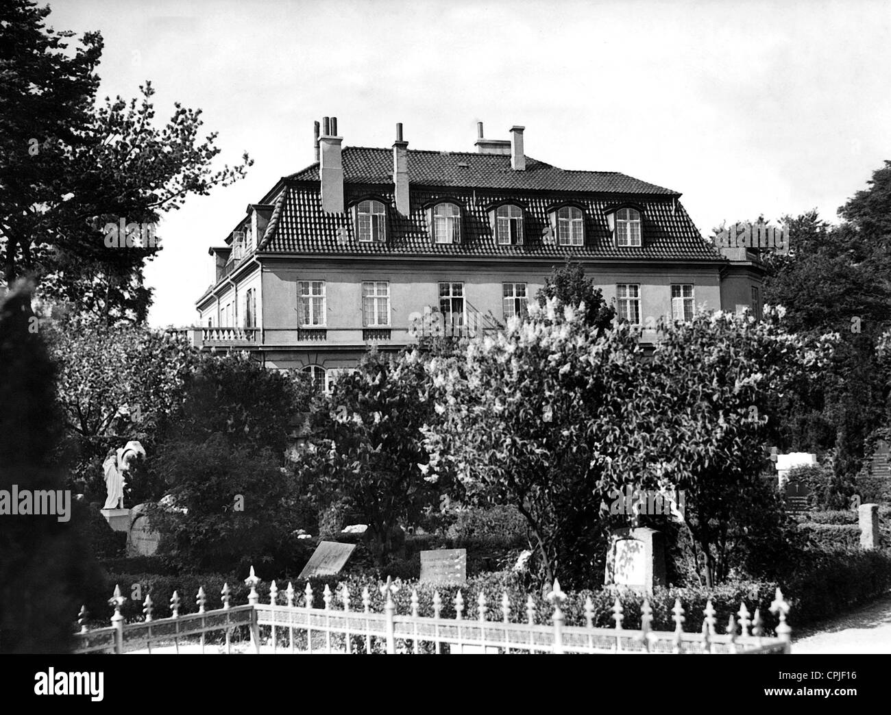 Die deutsche Botschaft in Kopenhagen Stockfoto