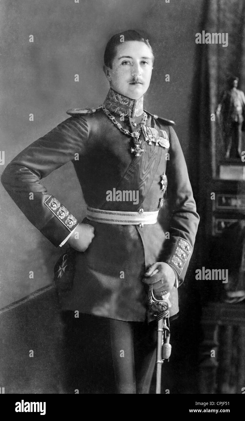 Prinz August Wilhelm von Preußen, 1910 Stockfoto