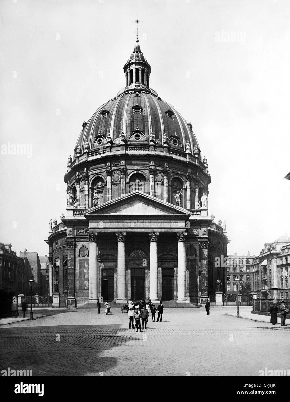 Die Marmor-Kirche in Kopenhagen Stockfoto