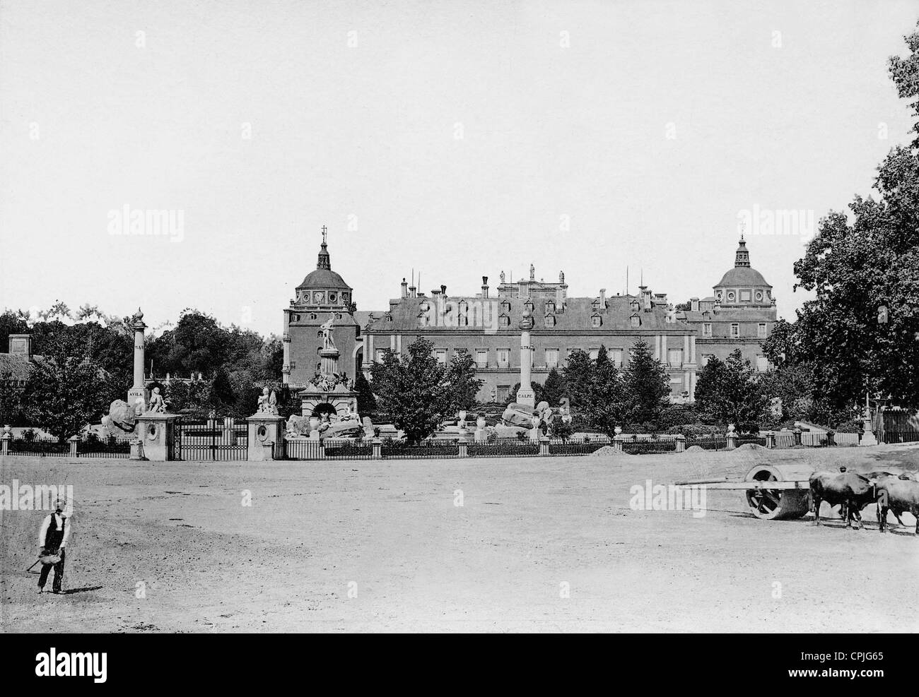 Palast von Aranjuez, 1897 Stockfoto
