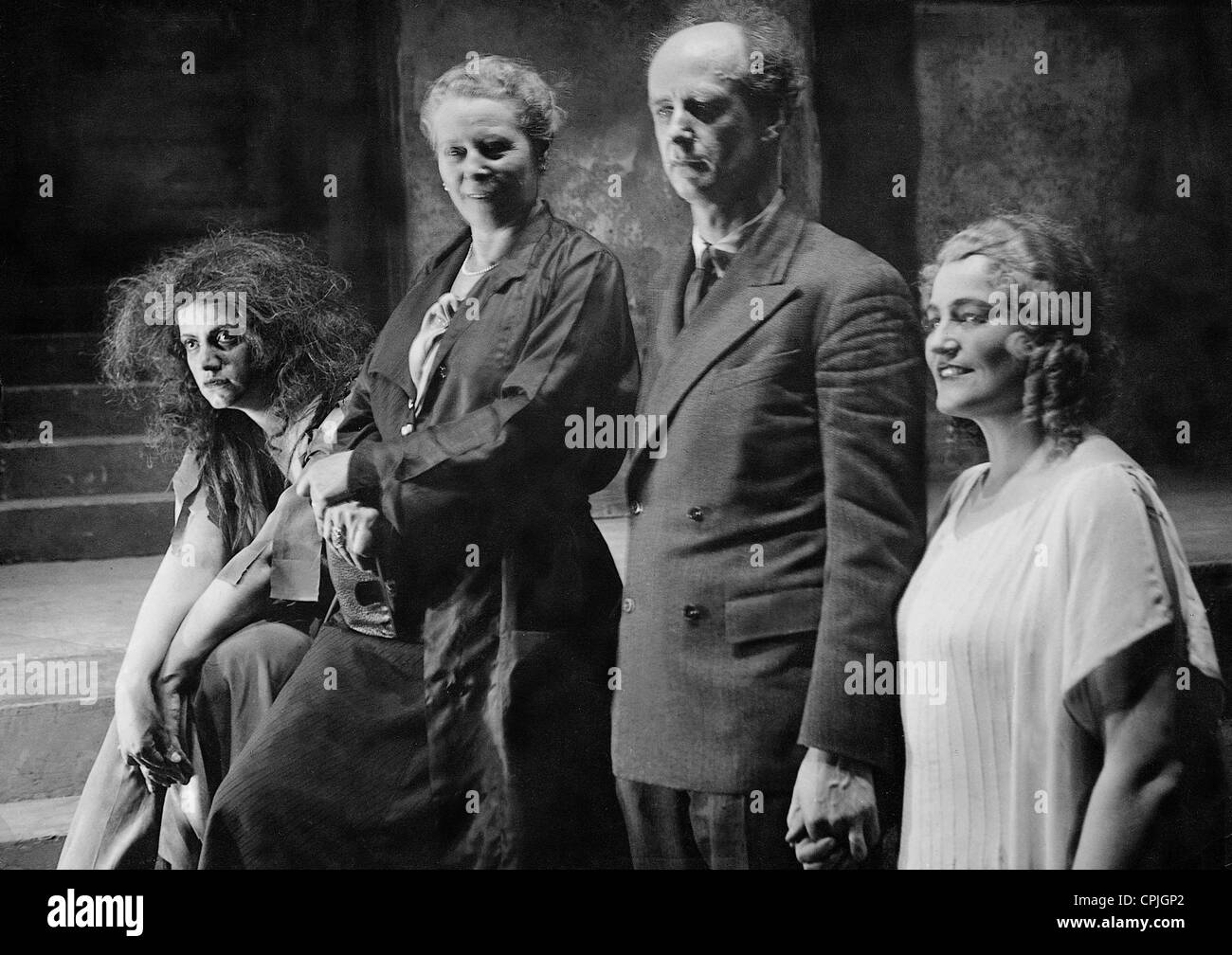 Rose Pauly, Marie Gutheil-Schoder, Wilhelm Furtwängler und Victoria Ursulesc, 1933 Stockfoto