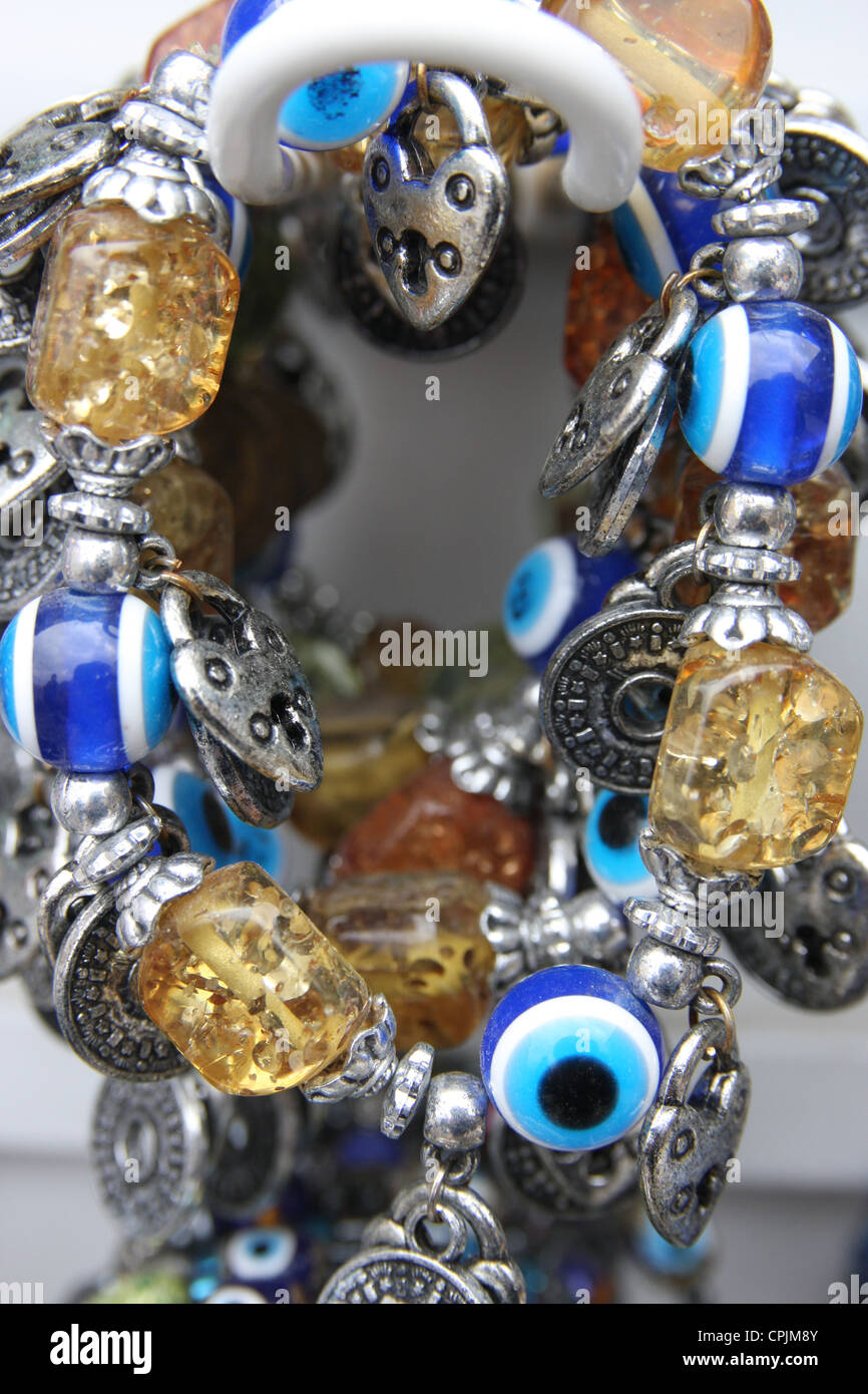 Schmuck zum Verkauf in Istanbul, Türkei Stockfoto