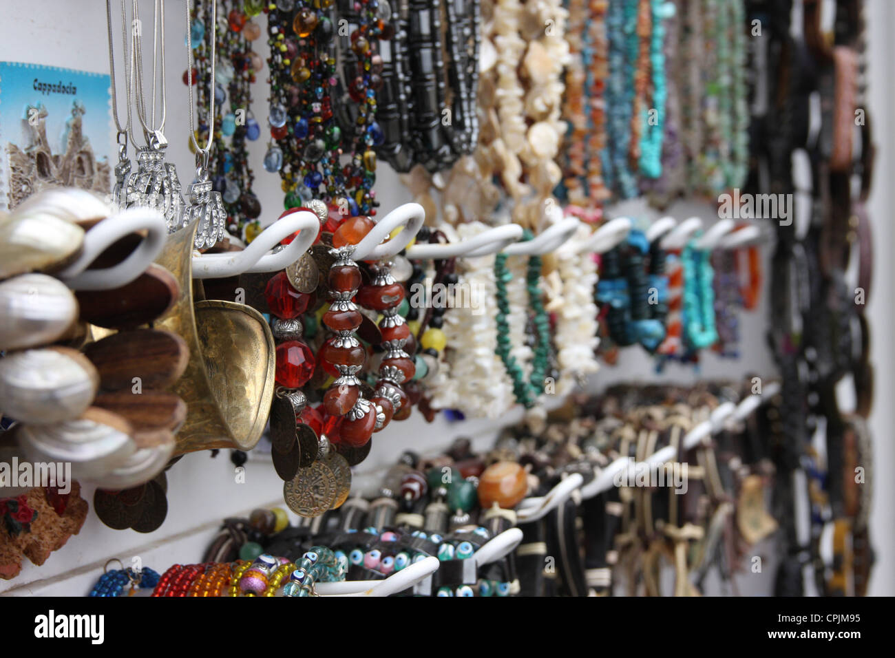 Schmuck zum Verkauf in Istanbul, Türkei Stockfoto