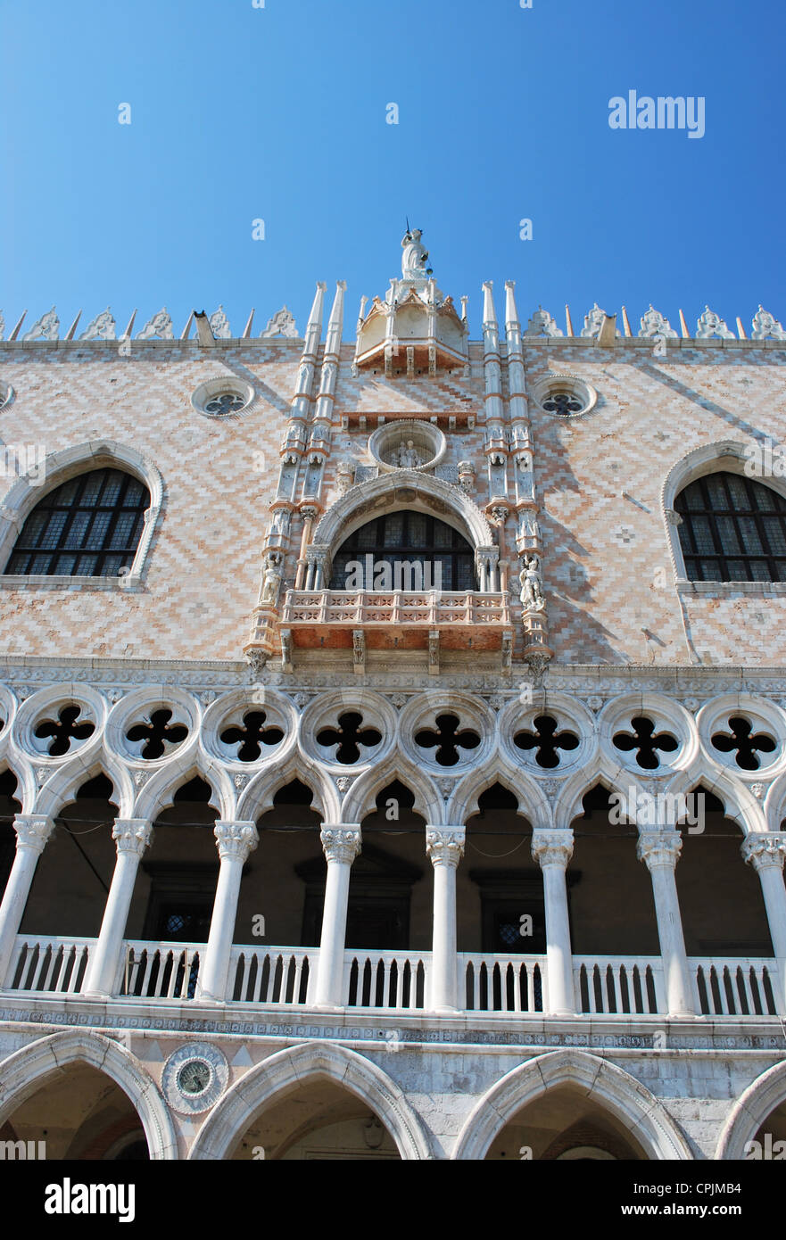 Dogenpalast auf dem Markusplatz, Venedig, Italien Stockfoto