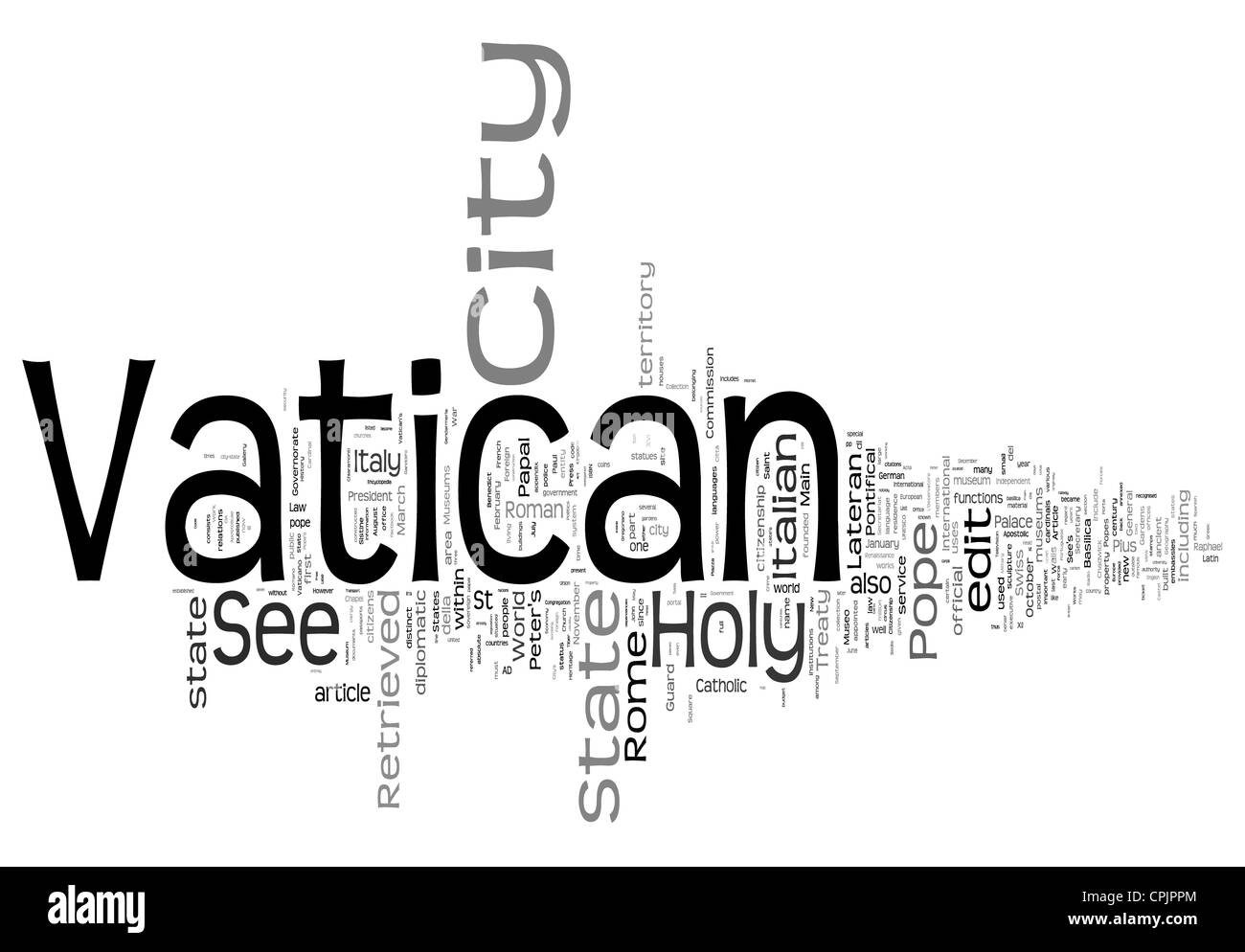 Vatikanstadt Stockfoto