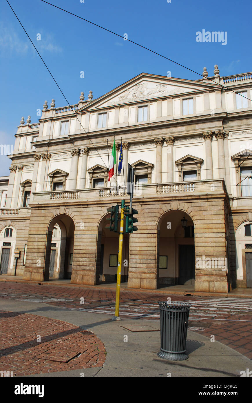 Weltweit berühmte Theater Scala in Mailand, Lombardei, Italien Stockfoto