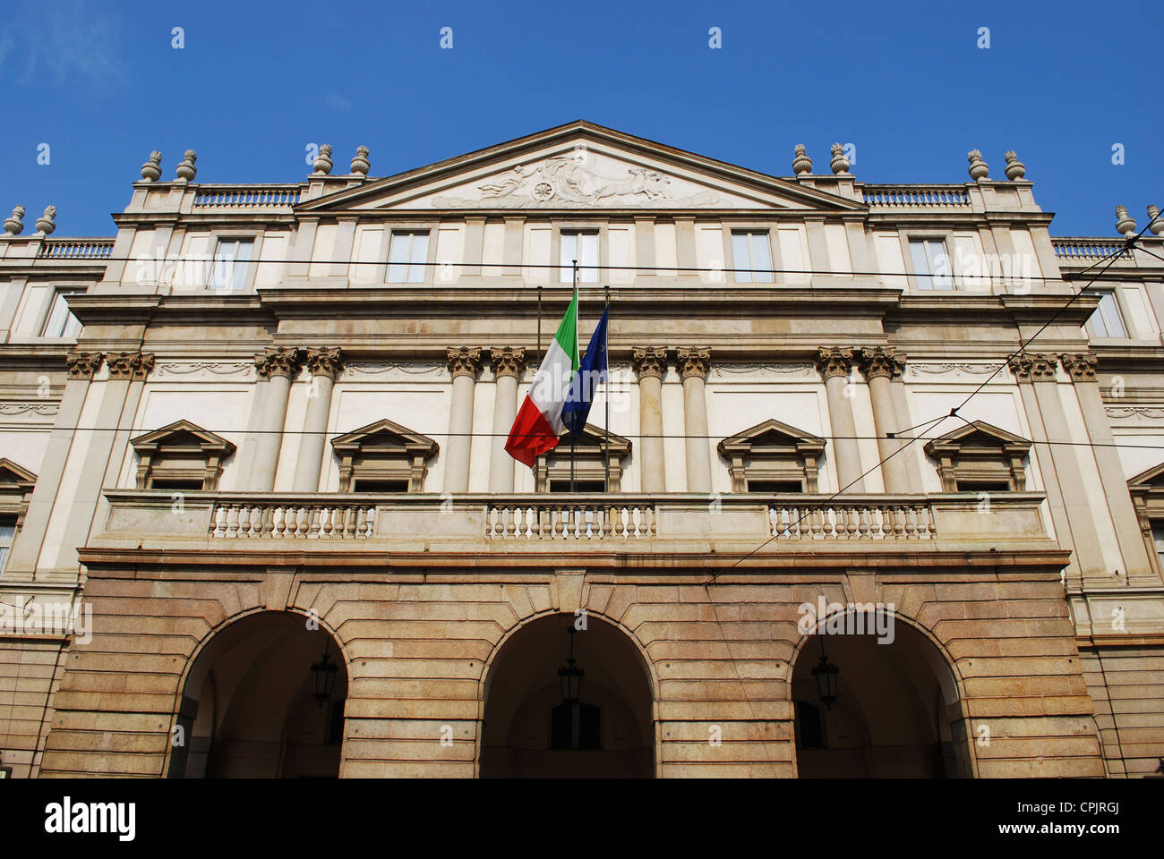 Weltweit berühmte Theater Scala in Mailand, Lombardei, Italien Stockfoto