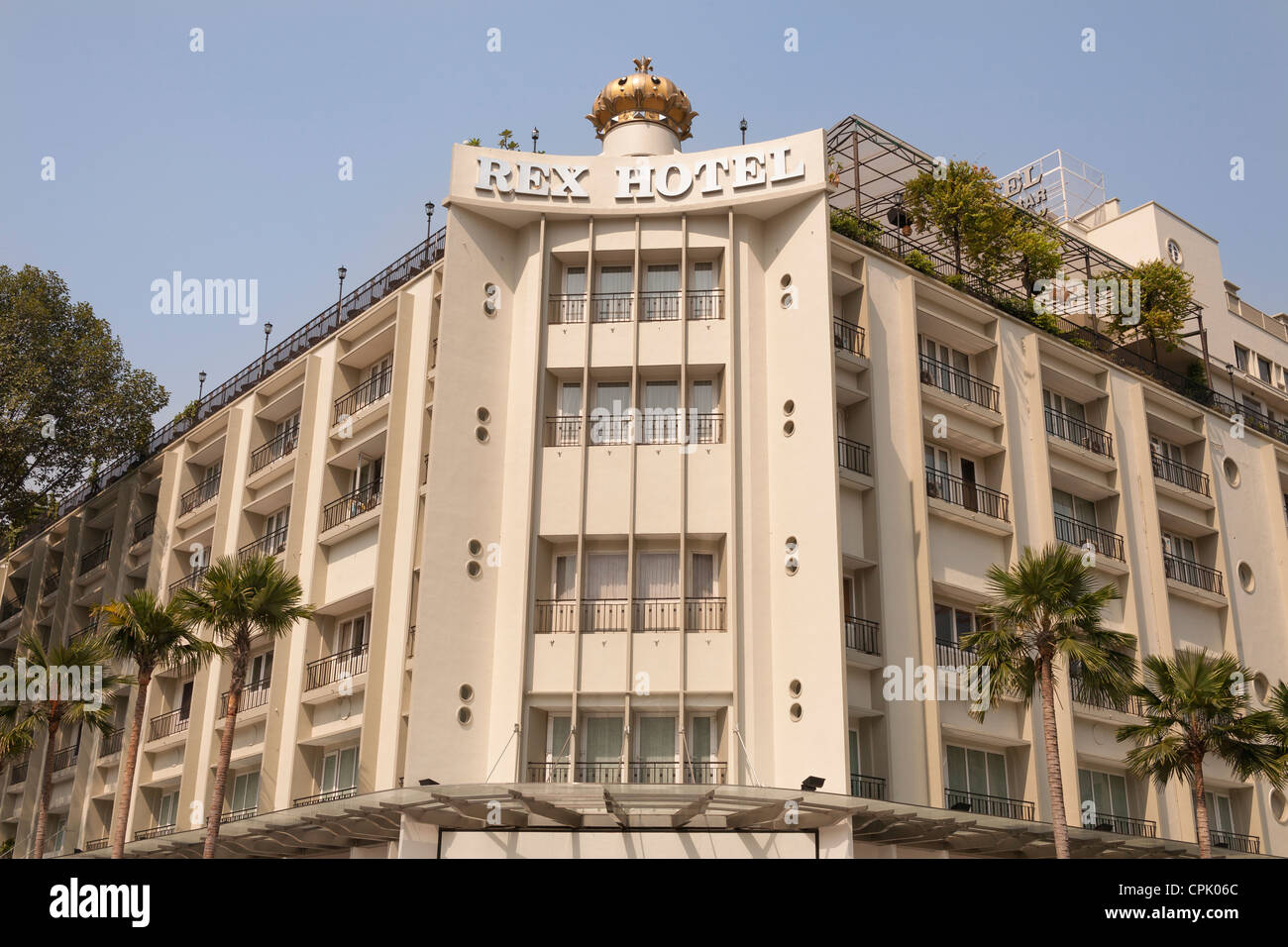 Rex Hotel, Nguyen Hue Boulevard, Ho-Chi-Minh-Stadt (Saigon), Vietnam Stockfoto