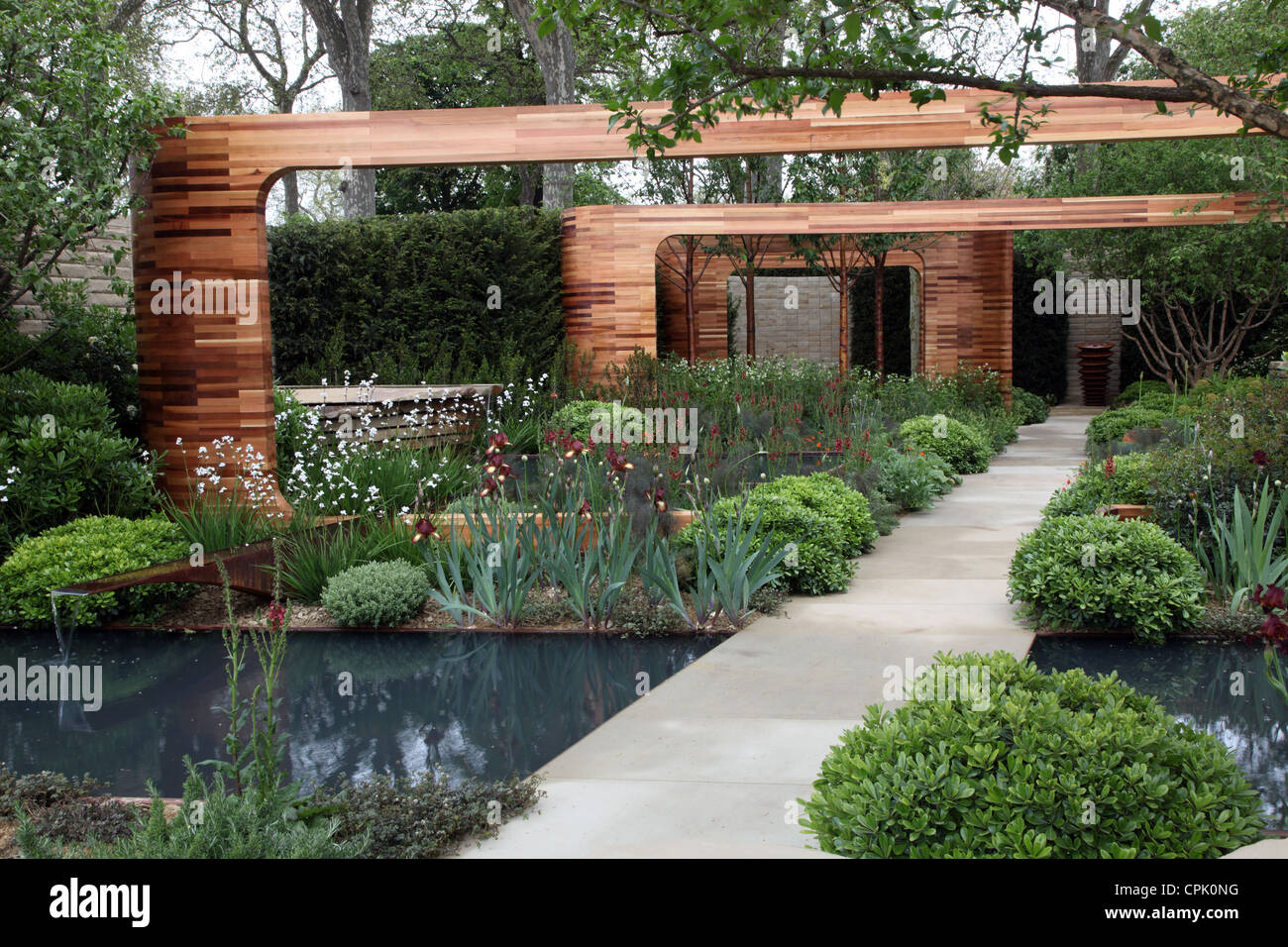 Joe Swift Homebase Teenage Cancer Garten, Chelsea Flower Show 2012, London UK Stockfoto