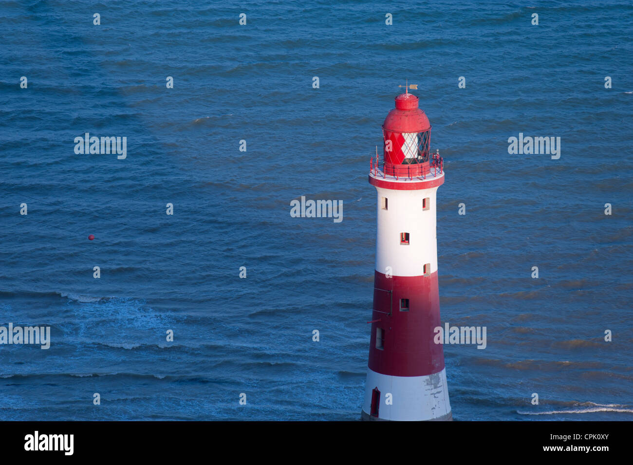 Beachy Head Leuchtturm an der Küste East Sussex, nahe der Stadt Eastbourne, England, UK. Stockfoto