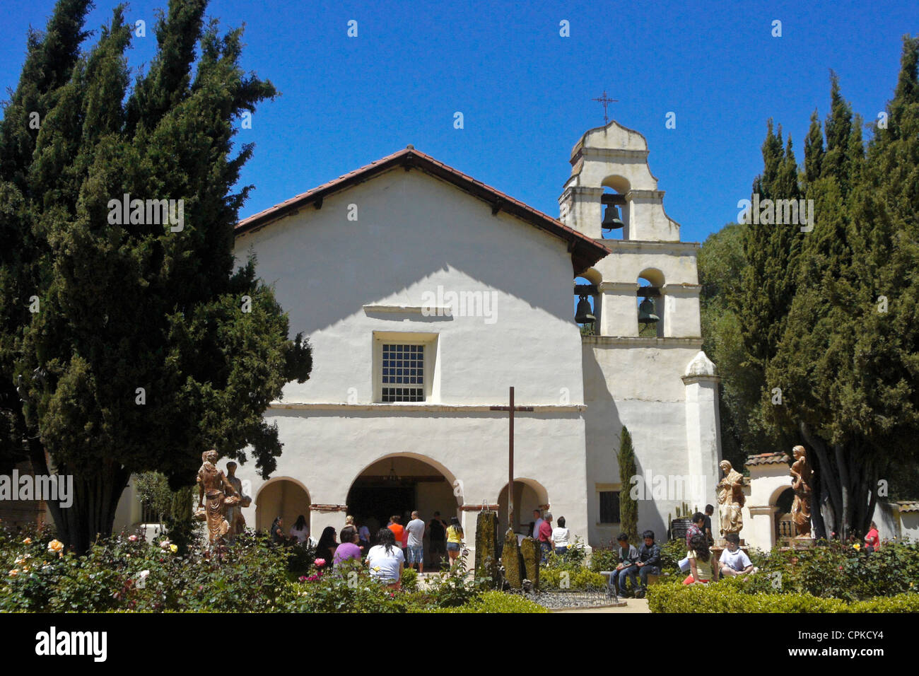 Mission San Juan Bautista, San Juan Bautista, Kalifornien Stockfoto