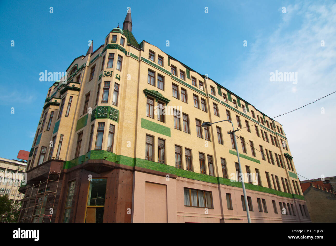 Jugendstil Hotel Moskva (1906) von Jovan Ilkic am Terazije square Mitteleuropa Belgrad Serbien Stockfoto