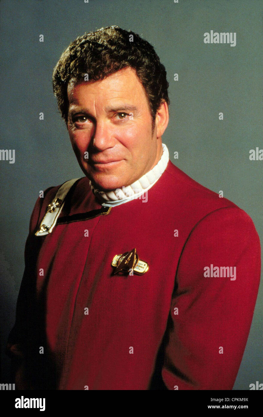 Eine Farbe-Porträt von William Shatner in Los Angeles 1984 getroffen Stockfoto