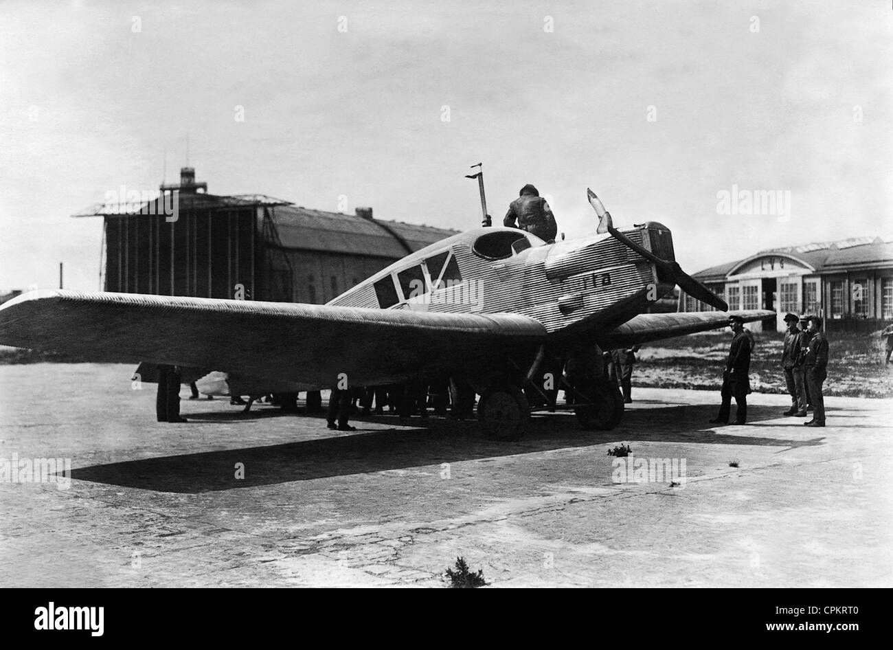 Junkers F 13, 1919 Stockfoto