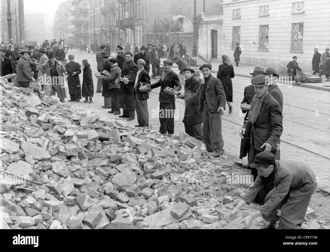Juden in Warschau, 1939 arbeiten Stockfotografie - Alamy