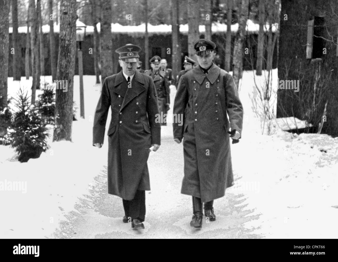 General Feldmarschall Fedor von Bock mit Adolf Hitler in der Wolfsschanze, 1942 Stockfoto
