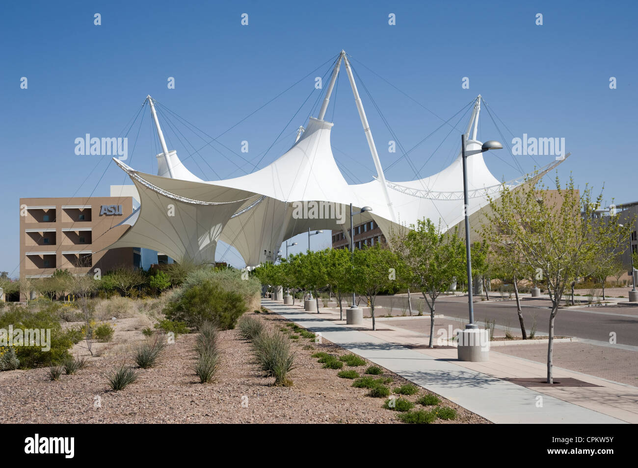 ASU Himmelssang Innovationszentrum, Scottsdale, Arizona, USA Stockfoto