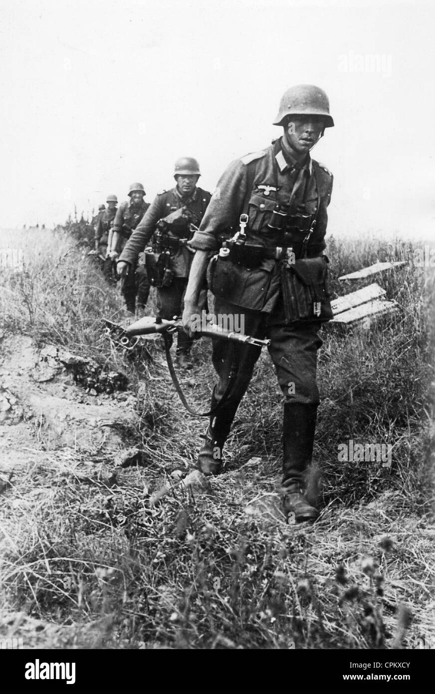 Deutsche Soldaten an der Ostfront, 1941 Stockfoto