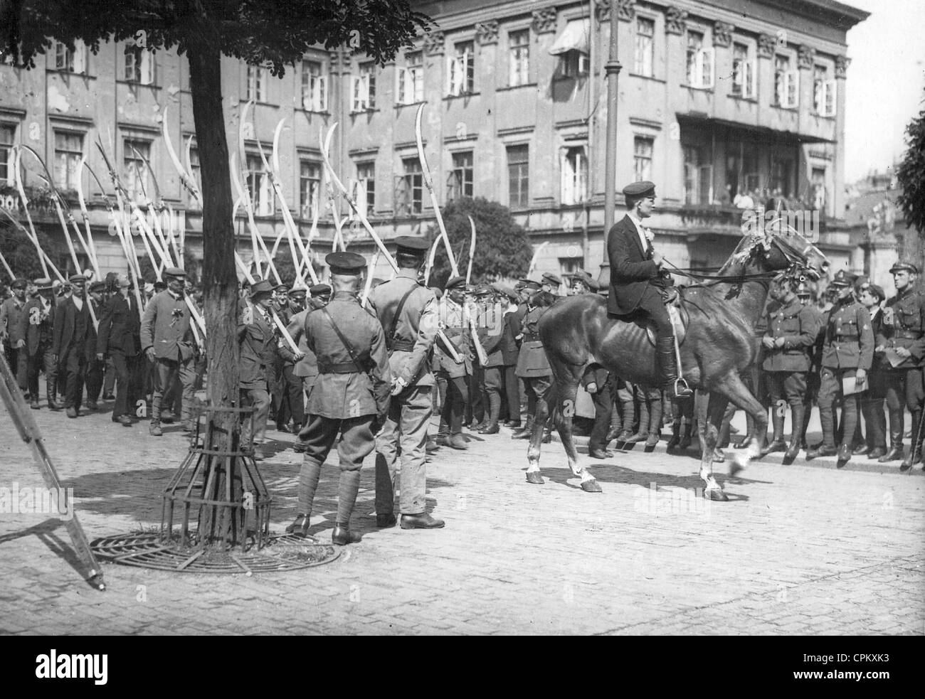 Polnischen Freiwilligen während des polnisch-russischen Krieges, 1920 Stockfoto