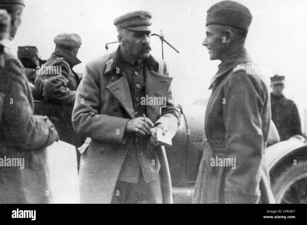 Josef Pilsudksi während des polnisch-russischen Krieges, 1920 Stockfoto