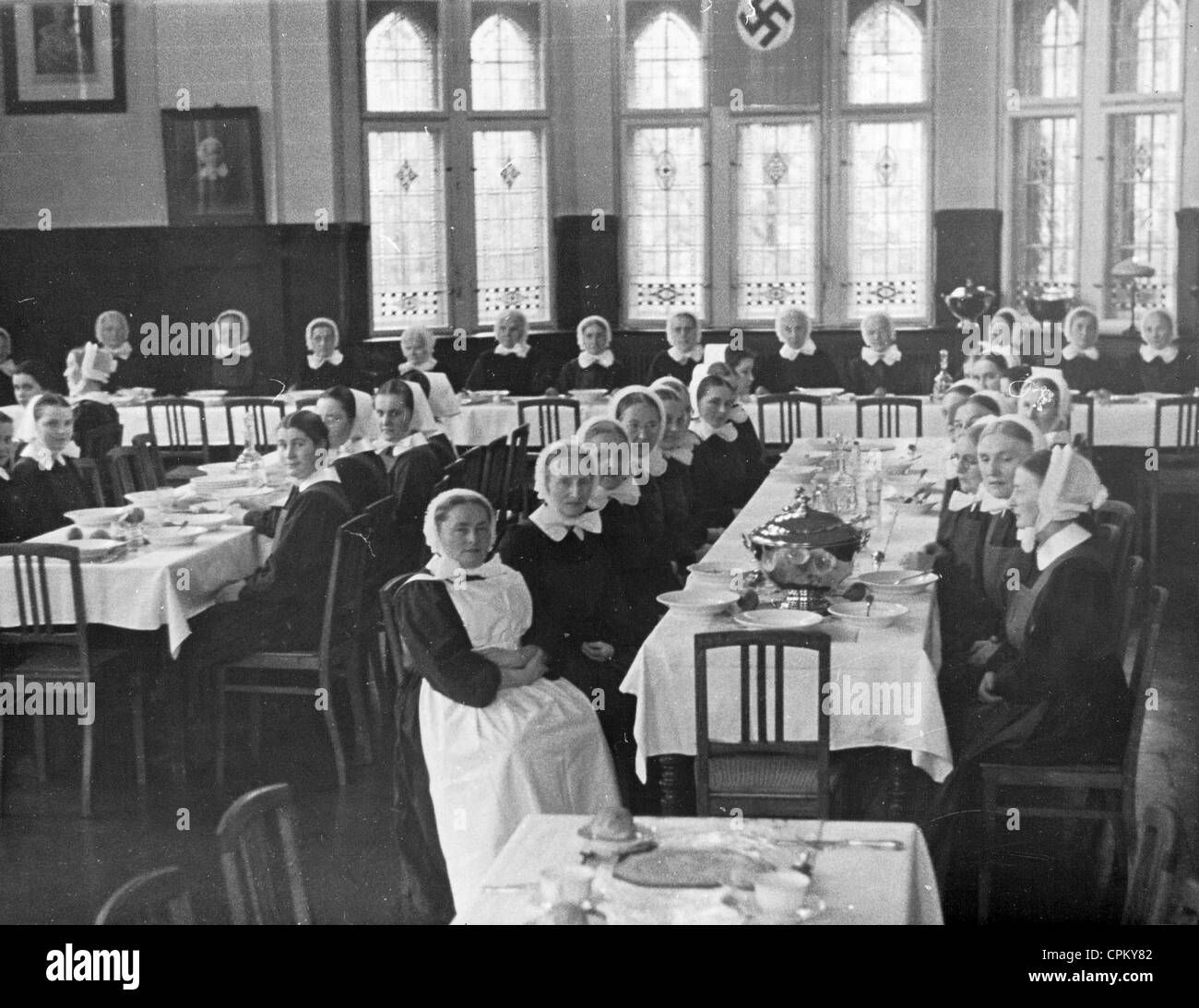 Evangelischen Diakonissen in Poznan im besetzten Polen, 1939 Stockfoto