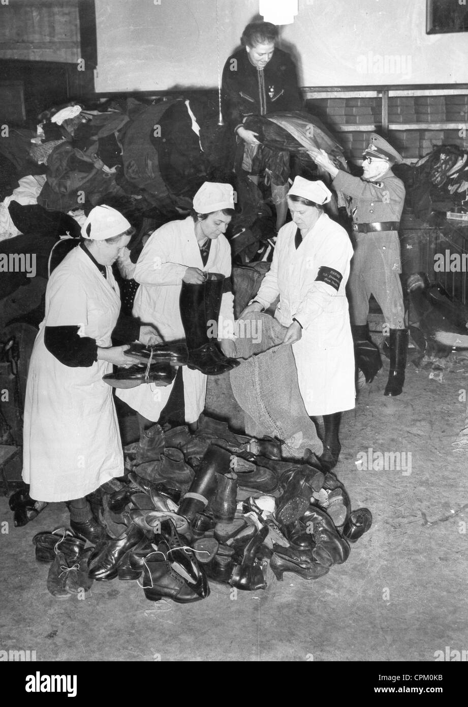 "Menschen Opfer Fundraising", 1945 Stockfoto