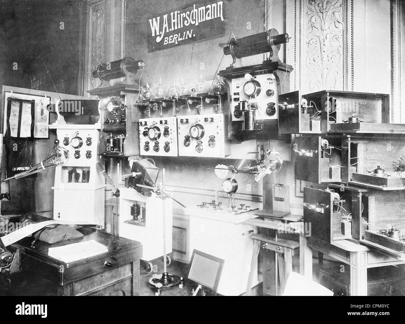 Röntgengeräte in Berlin, 1905 Stockfoto