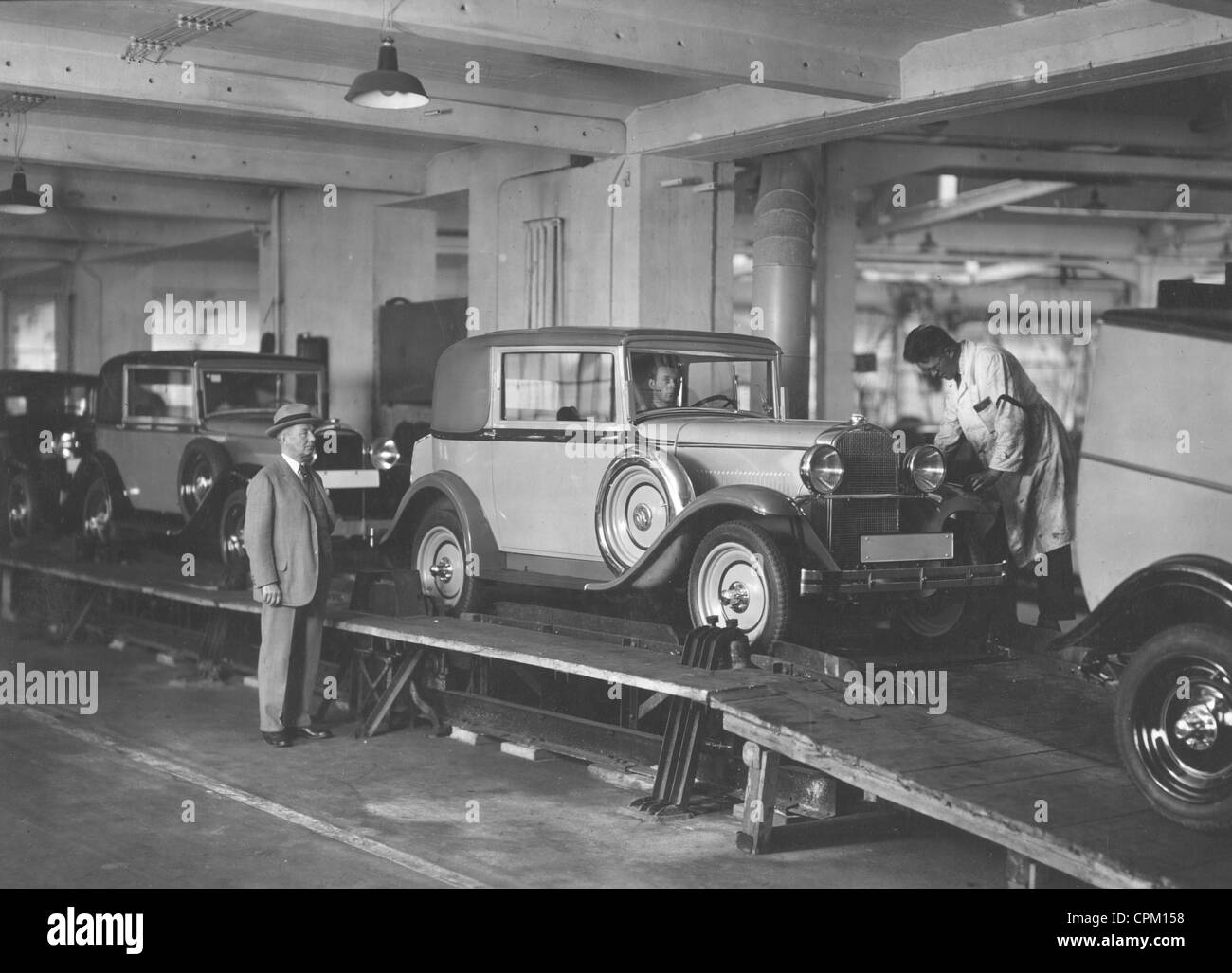 Produktion des 10.000. Opel 1.8-Liter in Deutschland, 1928 Stockfoto