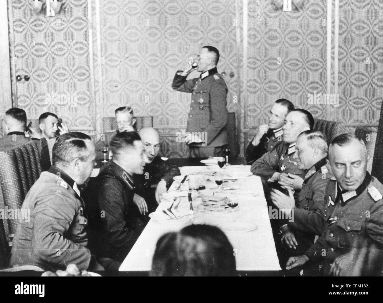 Heinz Guderian und Krivoshein in Brest-Litowsk, 1939 Stockfoto