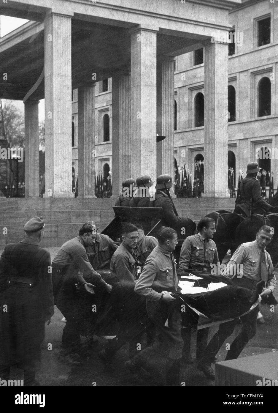 Übertragung von den Toten des Hitler-Putsches, 1935 Stockfoto