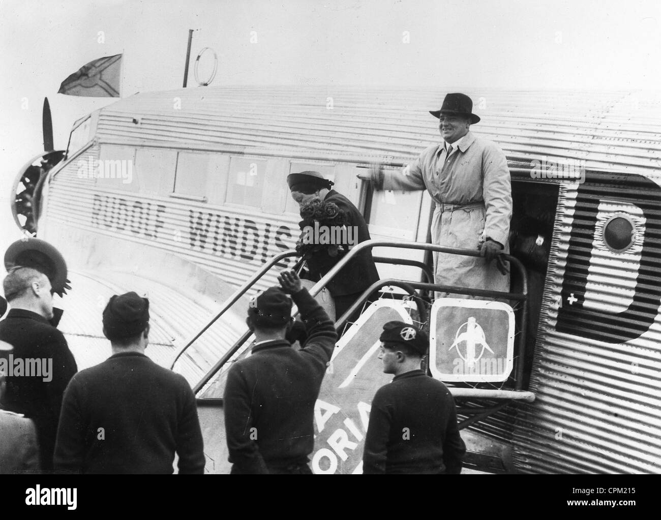 Ulrich von Hassel und Hans Frank in Rom, 1936 Stockfoto