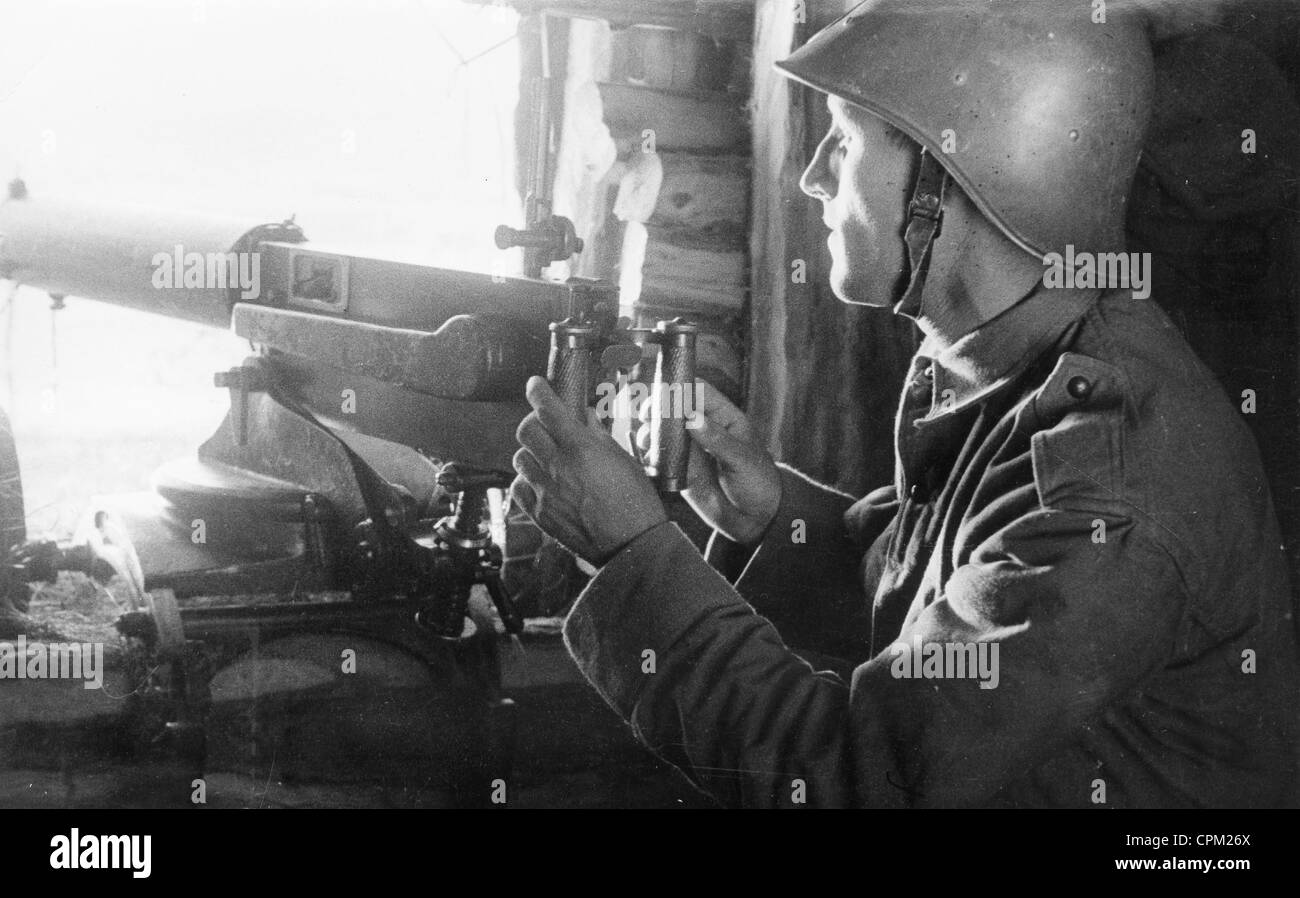 Rumänische Soldaten an der Ostfront, 1941 Stockfoto