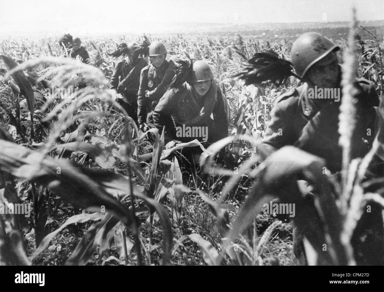 Italienische Soldaten an der Ostfront, 1941 Stockfoto