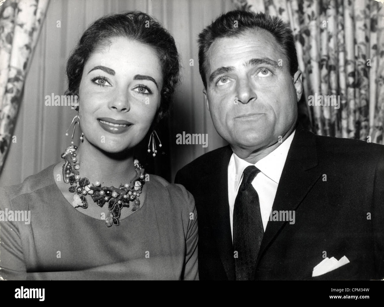 Elizabeth Taylor, Michael Todd Stockfoto