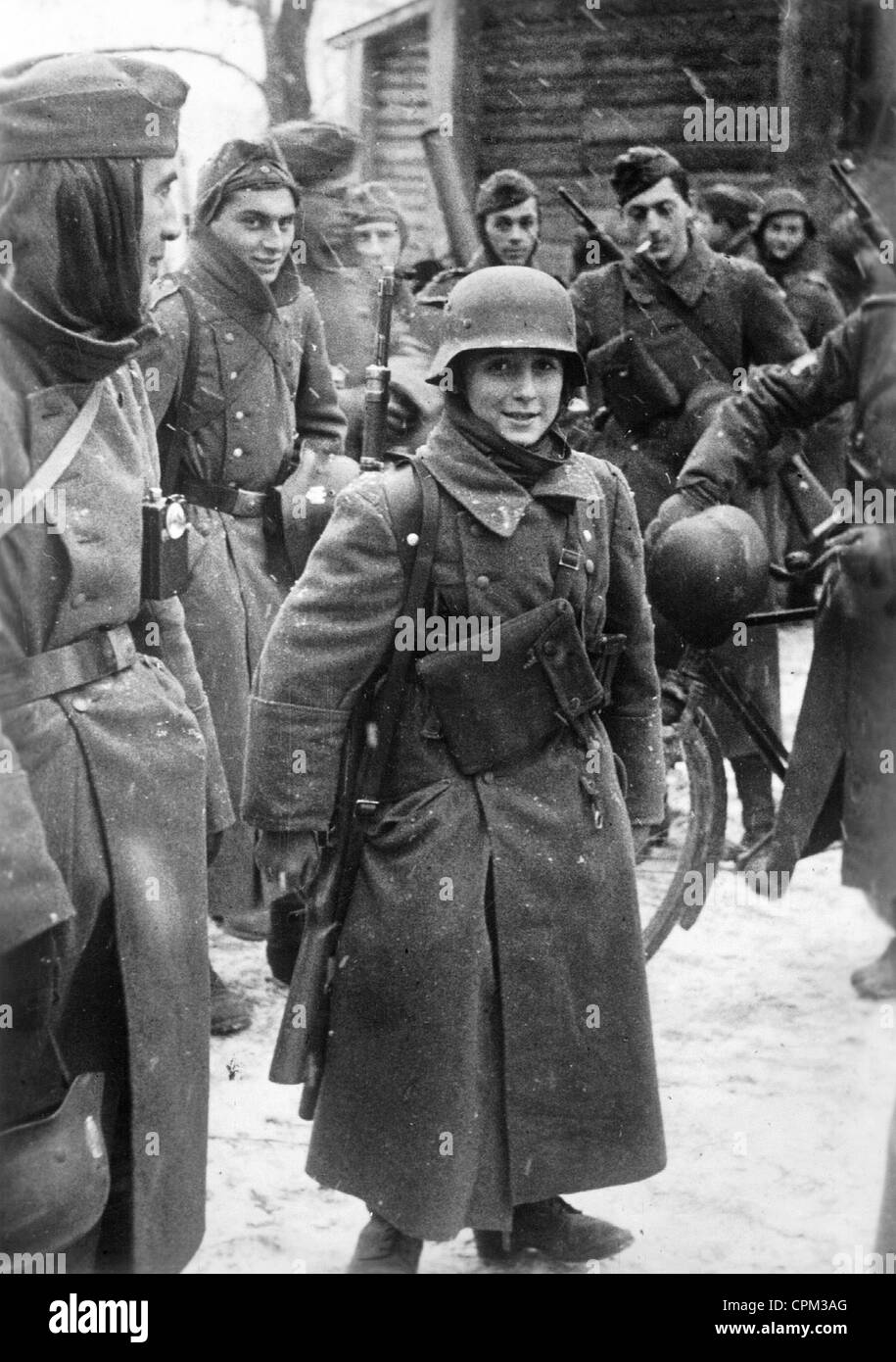 Französische Freiwillige an der Ostfront, 1941 Stockfoto