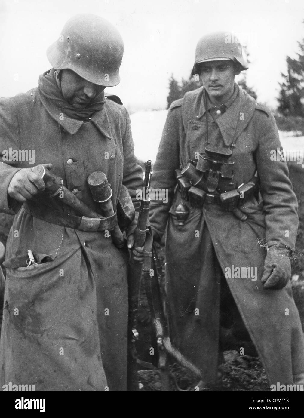 Deutsche Soldaten an der Ostfront, 1944 Stockfoto