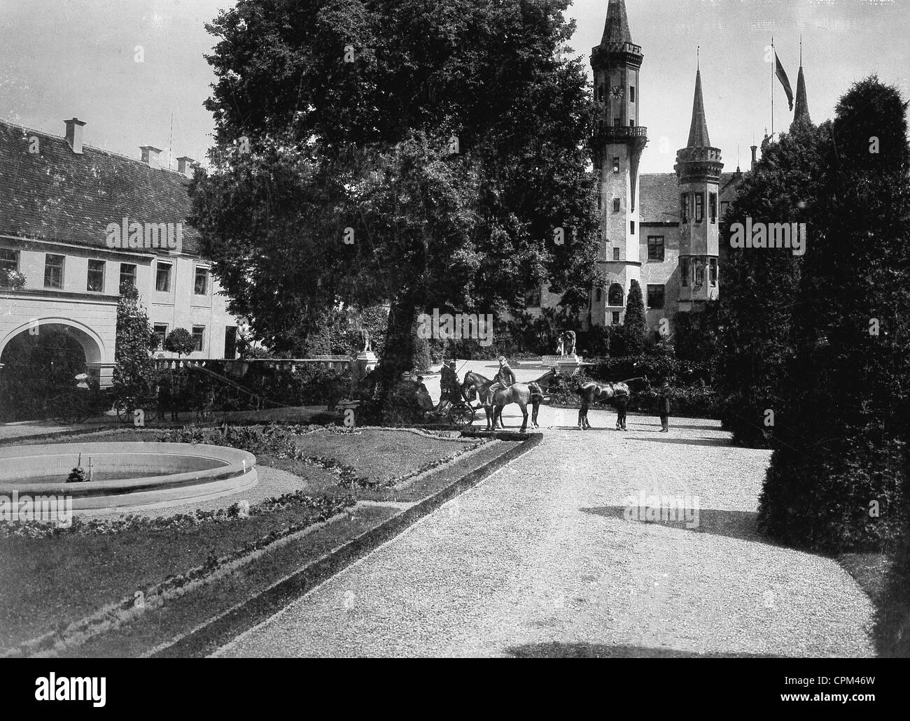 Fugger Schloss Wellenburg, 1906 Stockfoto