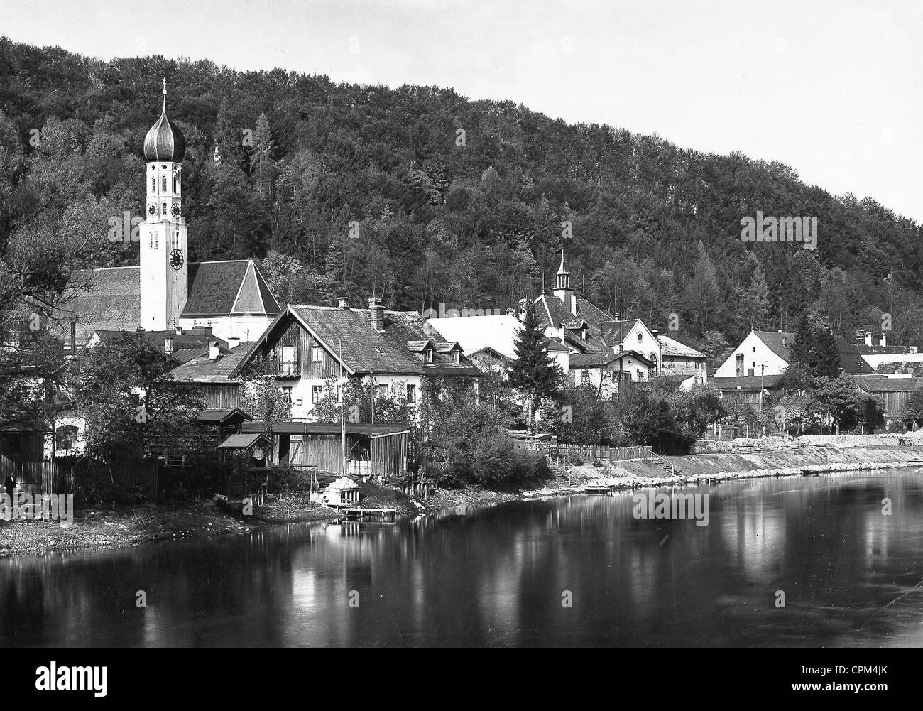 Wolfratshausen, um 1930 Stockfoto