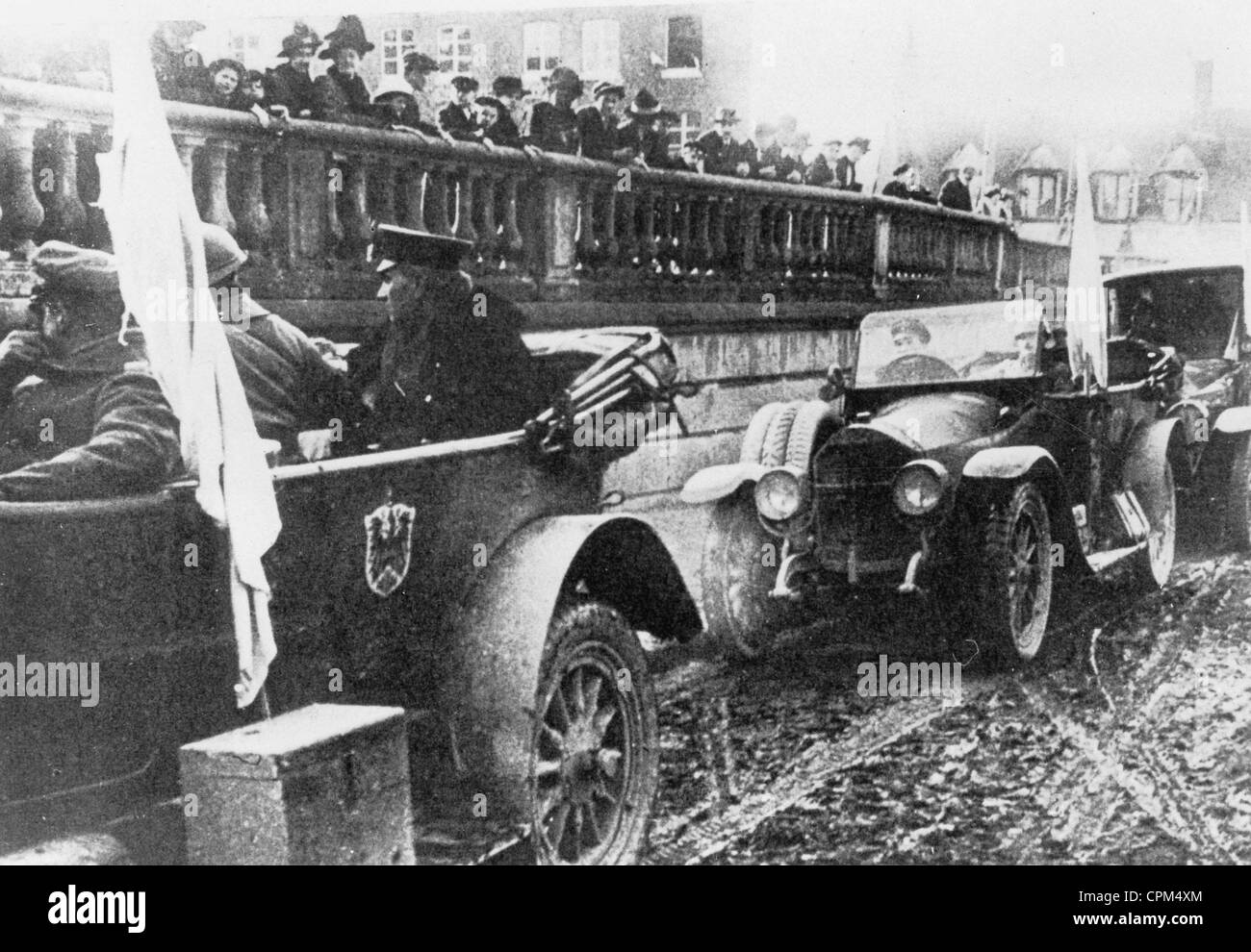 Waffenstillstand in Compiègne, 1918 Stockfoto