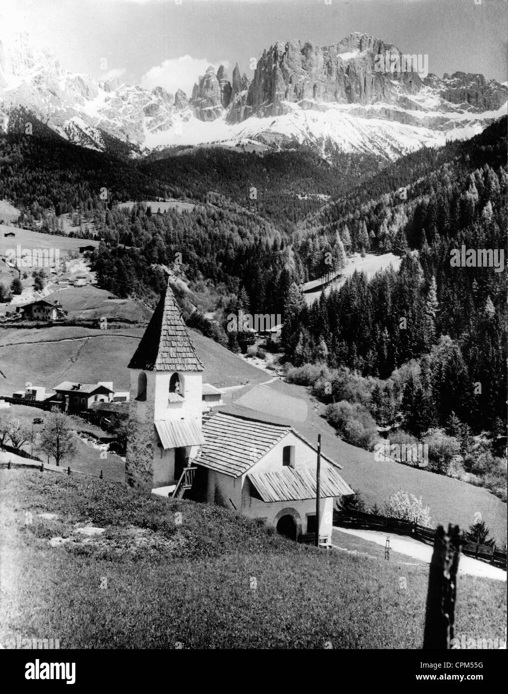 Landschaft in Südtirol, 1937 Stockfoto