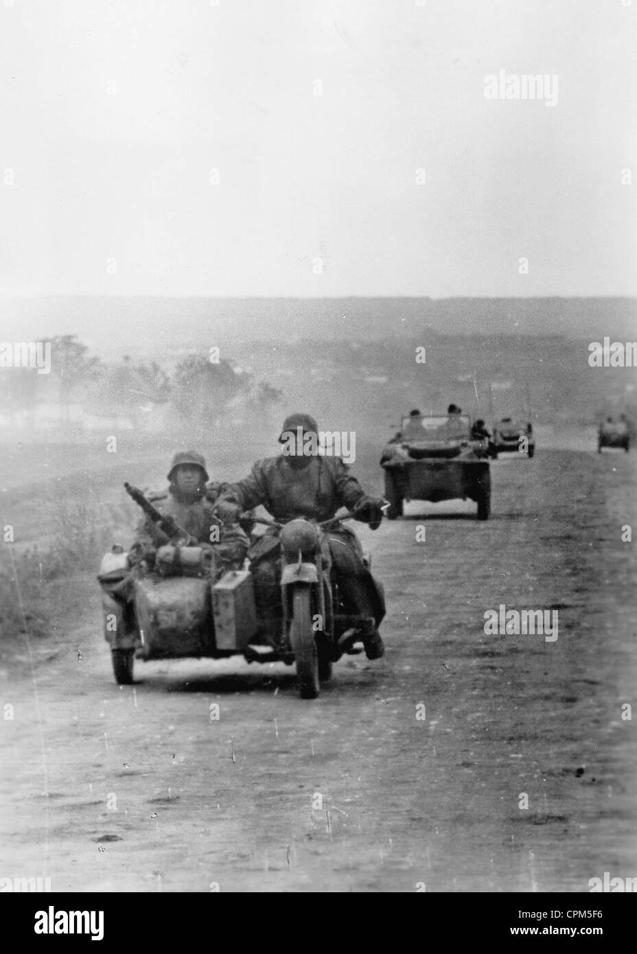 Deutsche Soldaten an der Ostfront 1943 Stockfoto