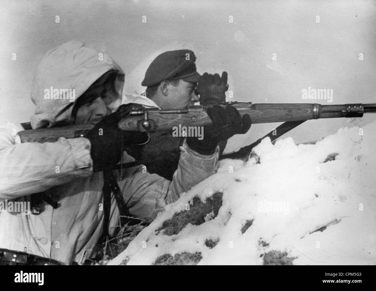 Deutsche Soldaten an der Ostfront 1944 Stockfoto