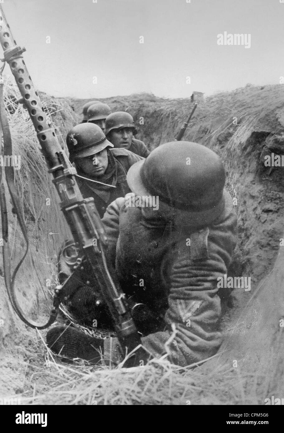 Deutsche Soldaten an der Ostfront 1944 Stockfoto