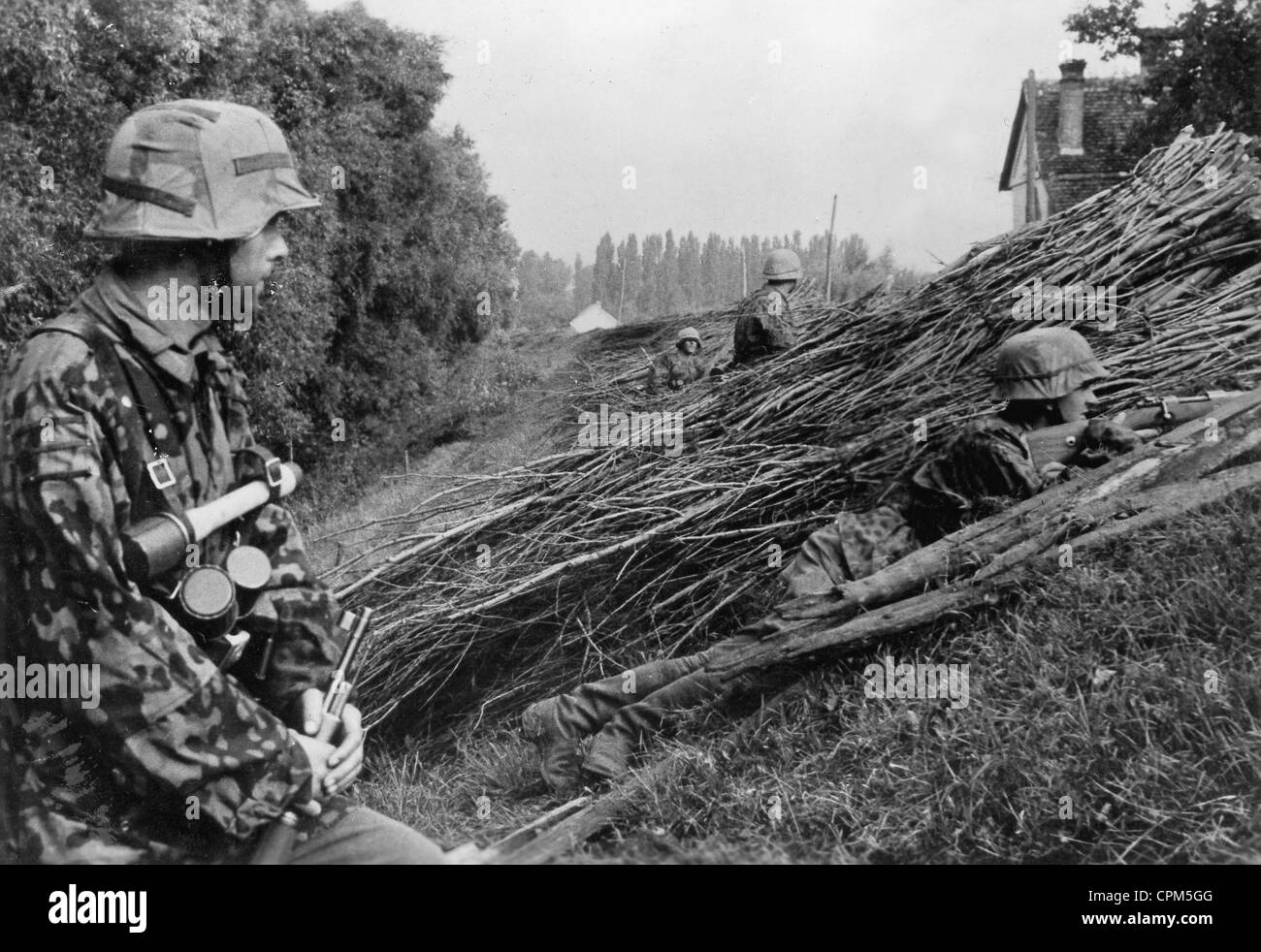 Deutsche Soldaten an der Ostfront 1944 Stockfoto