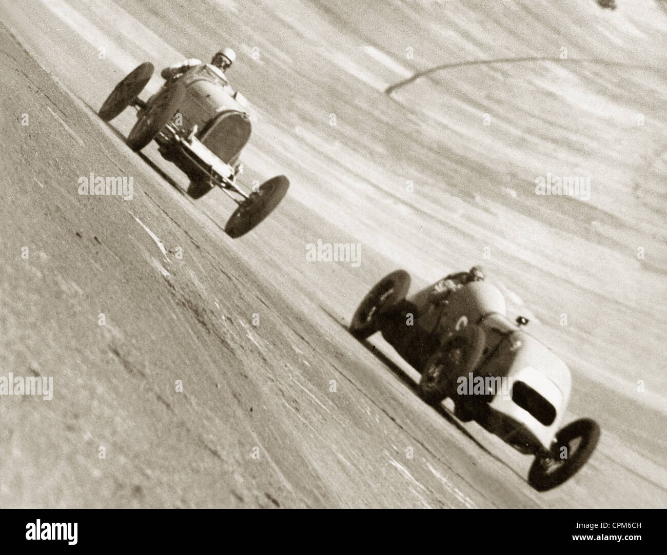 Autorennen in England, 1927 Stockfoto
