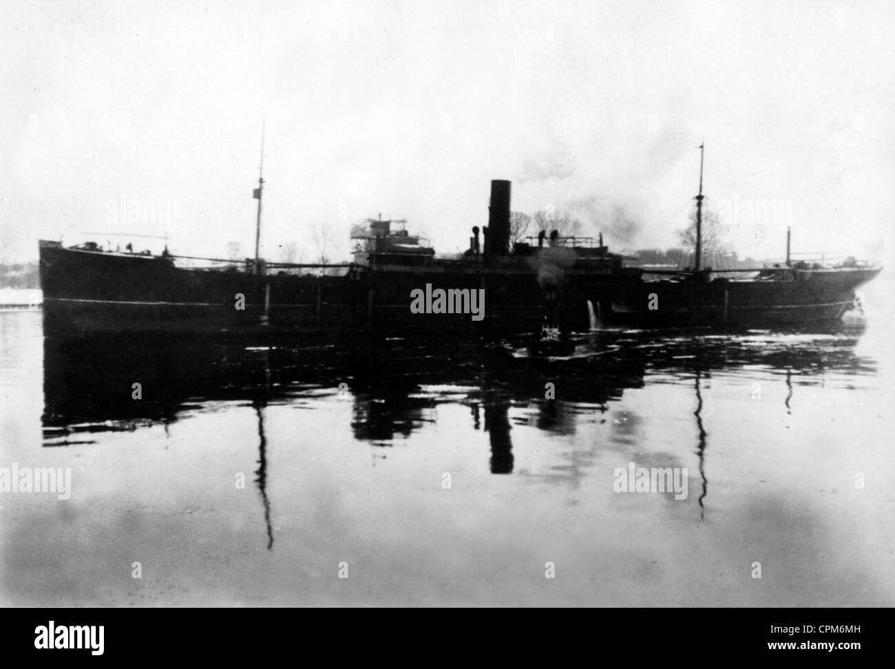 Britische Dampfer Jarrow, 1917 Stockfoto