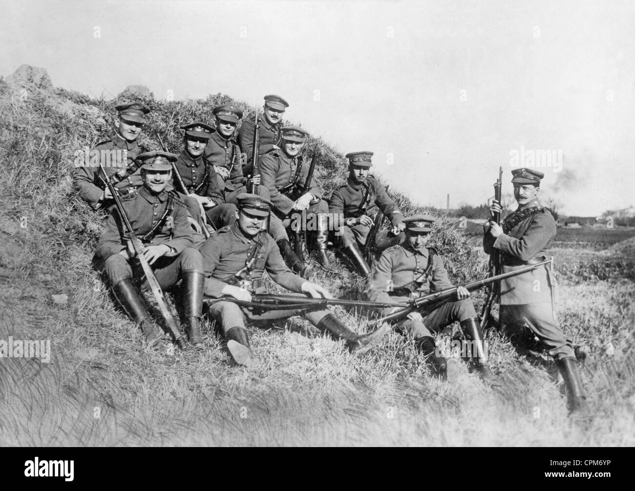 Zivile Milizen von Tsingtau, 1914 Stockfoto